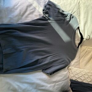 Zara Slate Blue Short Sleeve Tee